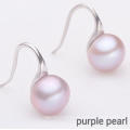 9-10mm AAA Varity Colors Freshwater 925 Silver Button Pearl Earring